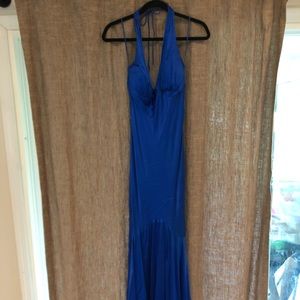 Royal blue formal dress